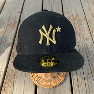NY baseball cap ASG 2022 black gold